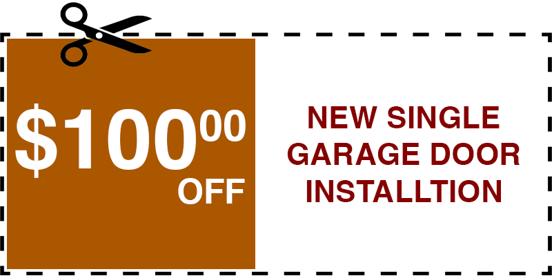 100 off garage door repair Howard Beach